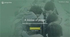 Desktop Screenshot of prayvine.org